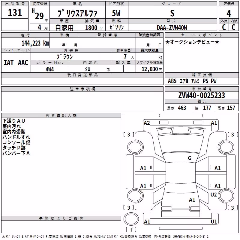 TOYOTA PRIUS ALPHA