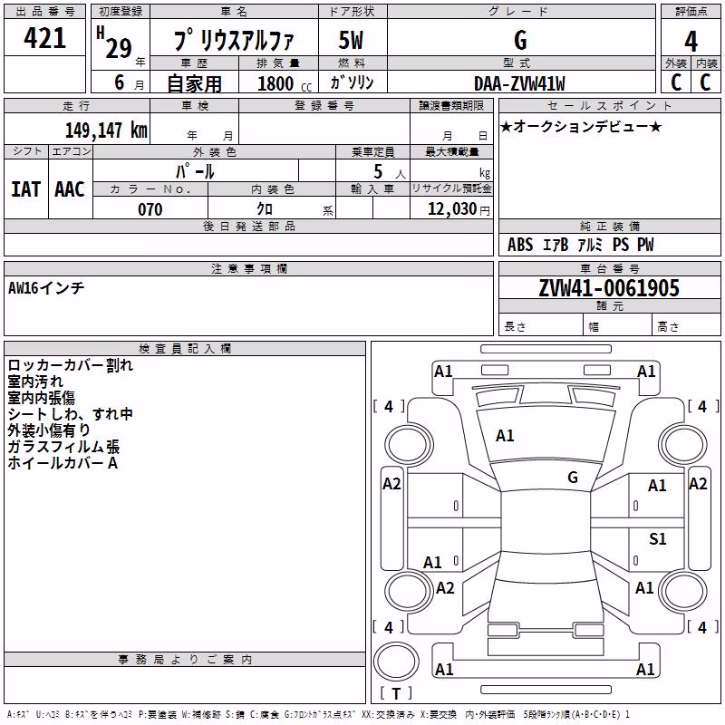 TOYOTA PRIUS ALPHA