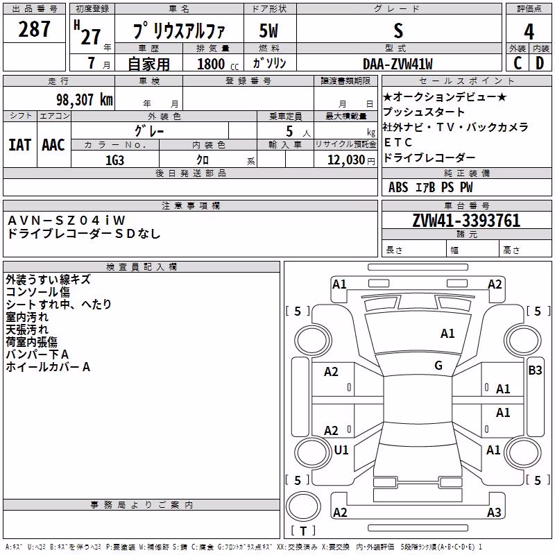 TOYOTA PRIUS ALPHA