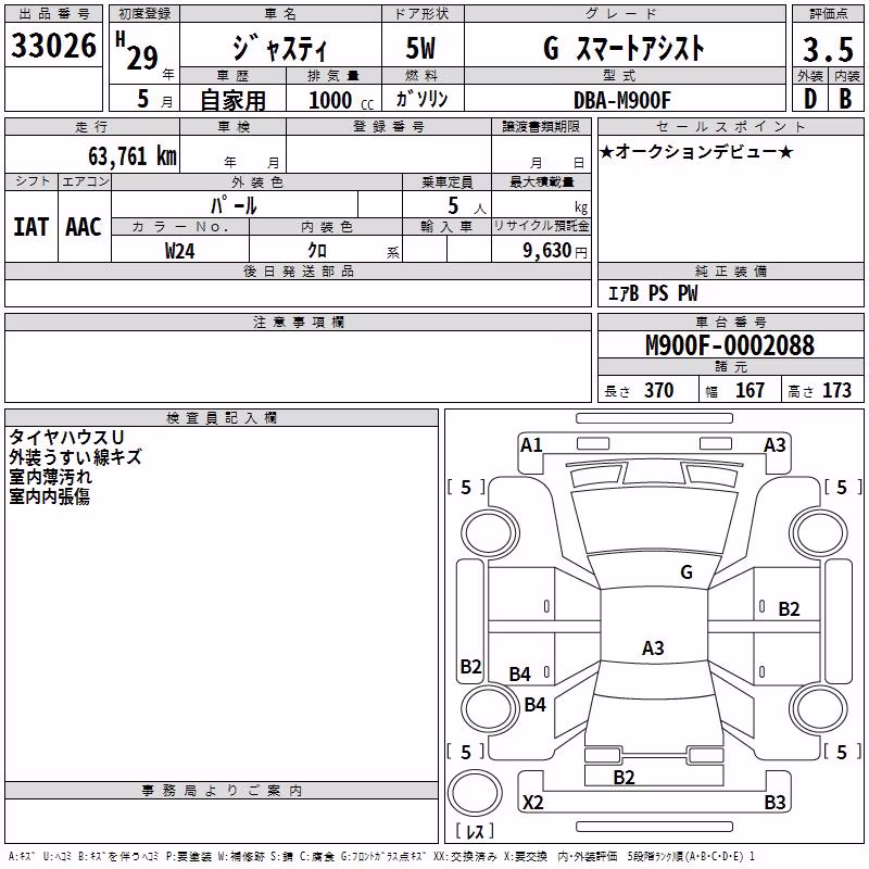 SUBARU JUSTY