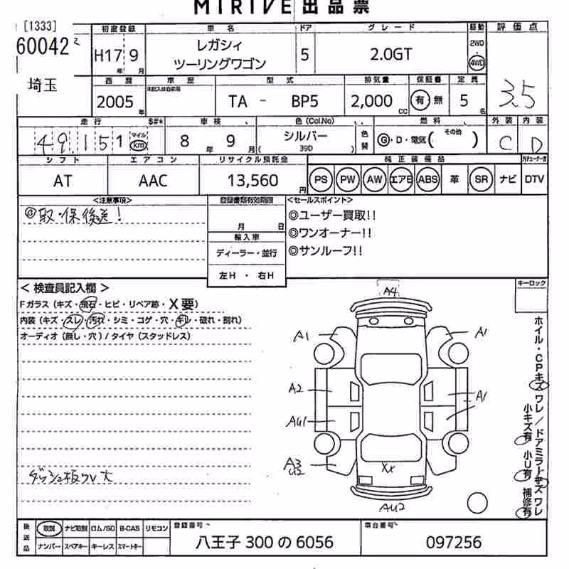 SUBARU LEGACY