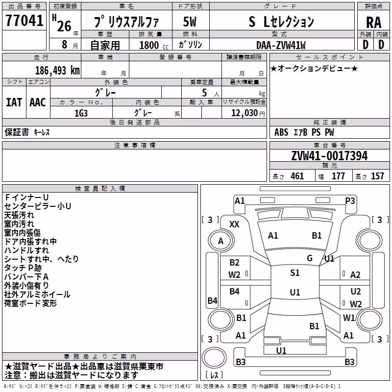 TOYOTA PRIUS ALPHA