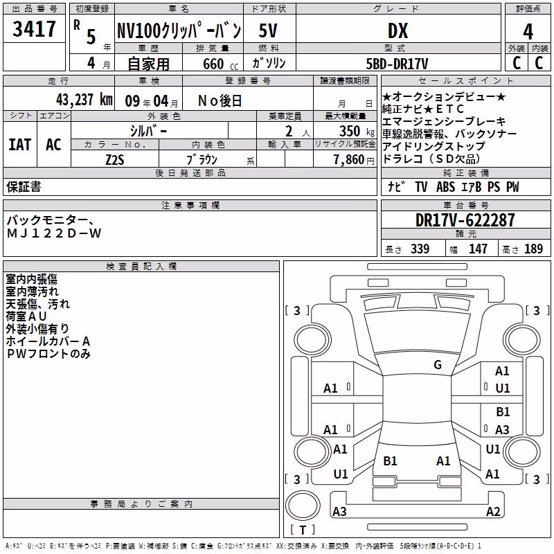 NISSAN NV100 CLIPPER
