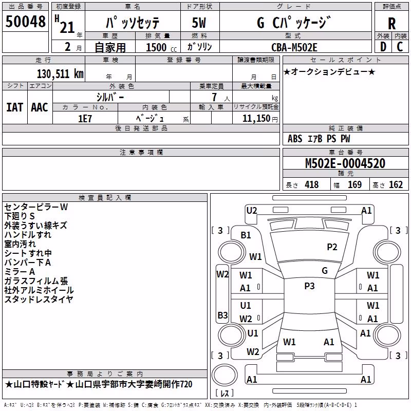 TOYOTA PASSO SETTE