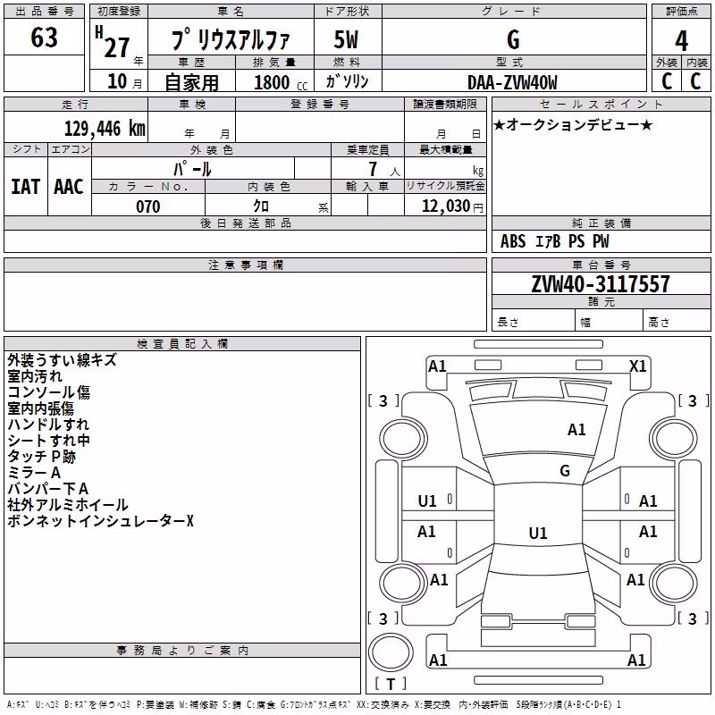 TOYOTA PRIUS ALPHA