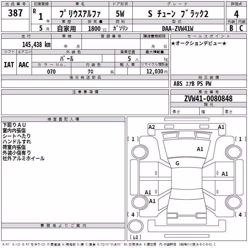 TOYOTA PRIUS ALPHA