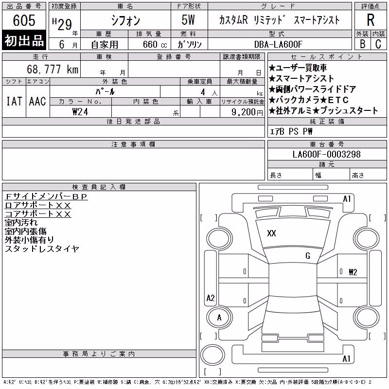 SUBARU CHIFFON