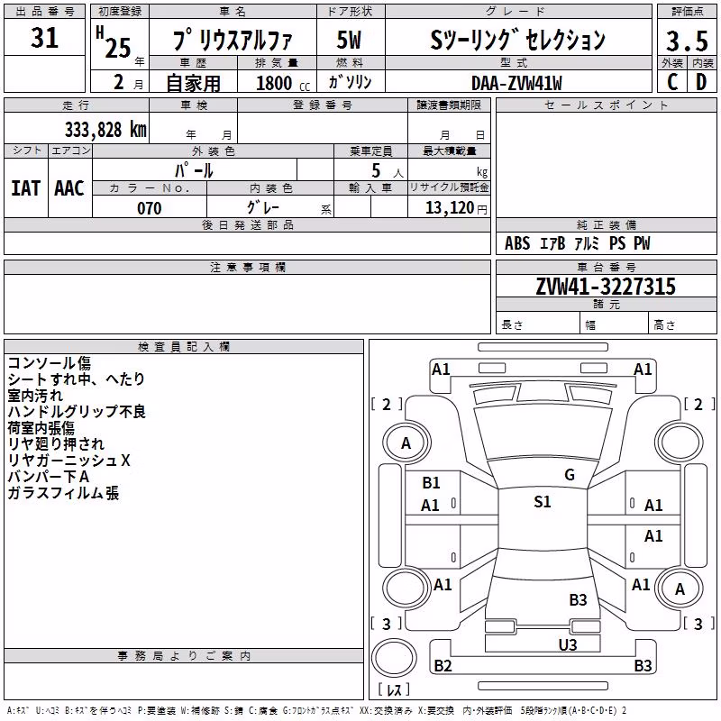 TOYOTA PRIUS ALPHA
