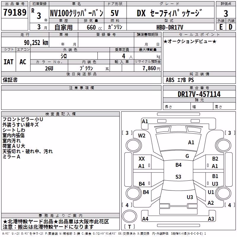 NISSAN NV100 CLIPPER