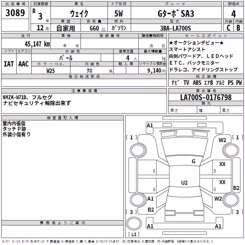 DAIHATSU WAKE