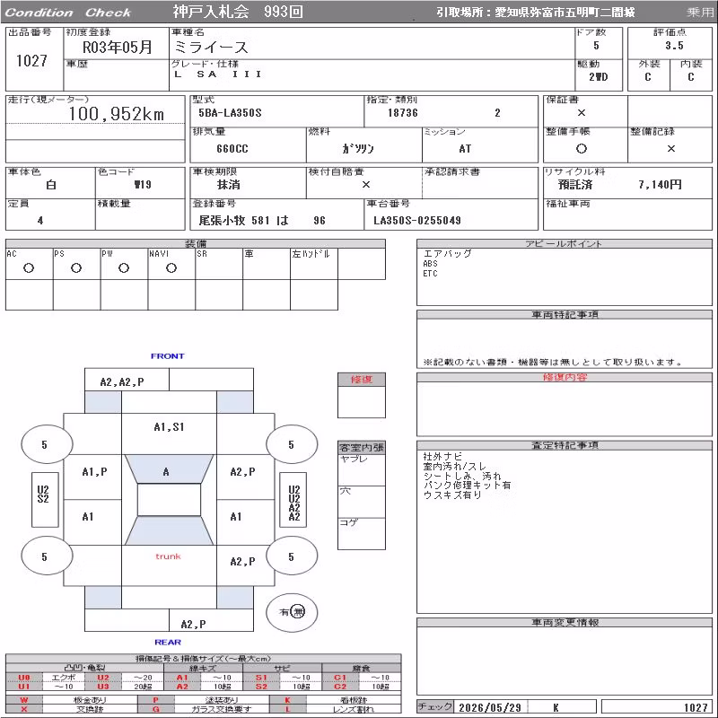 DAIHATSU MIRA E:S