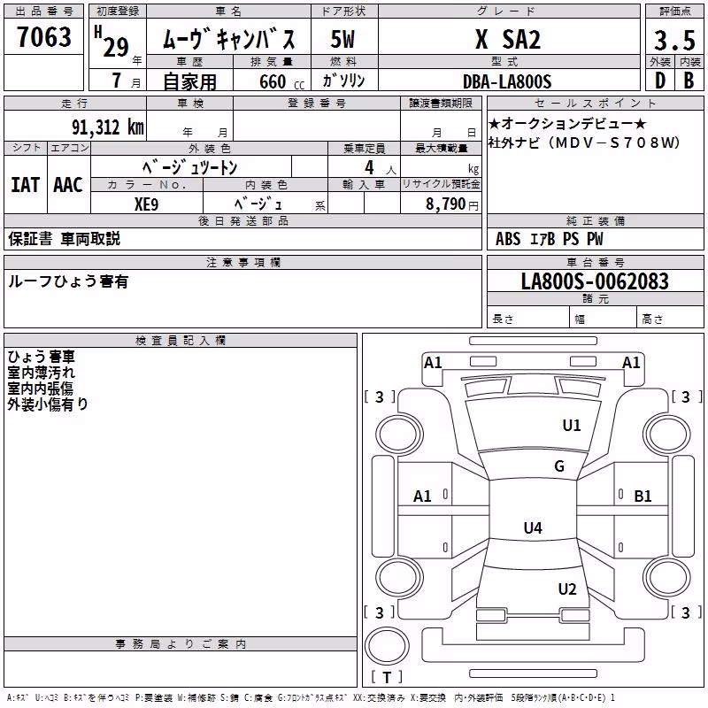 DAIHATSU MOVE CANBUS