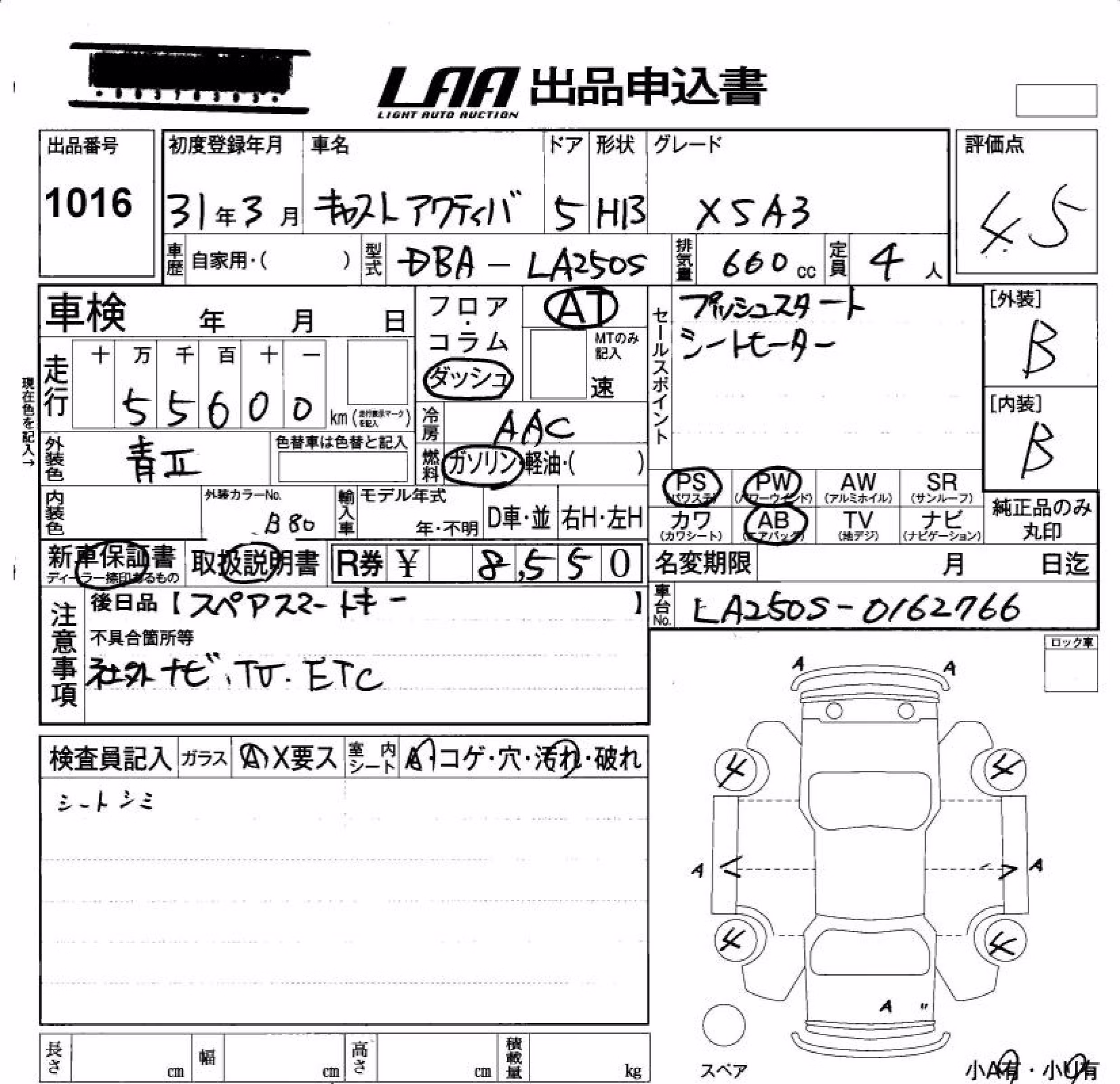 DAIHATSU CAST