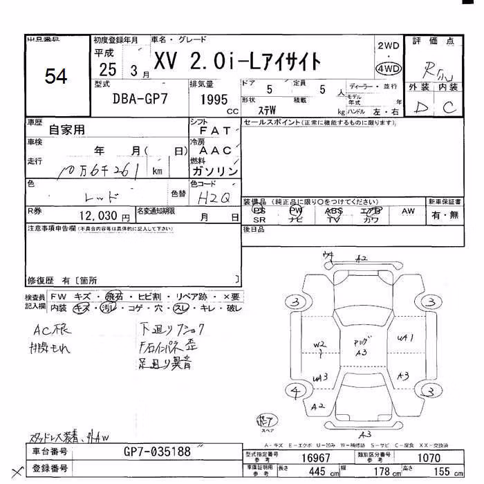 SUBARU XV