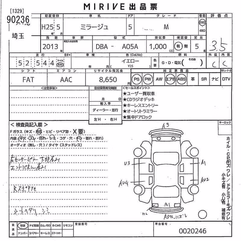 MITSUBISHI MIRAGE