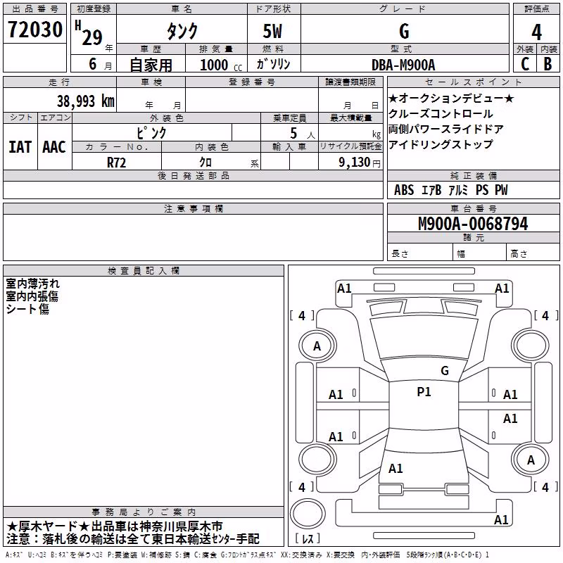 TOYOTA TANK