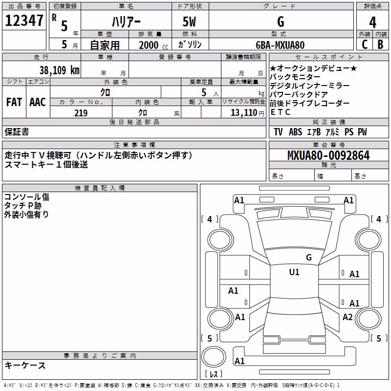 TOYOTA HARRIER
