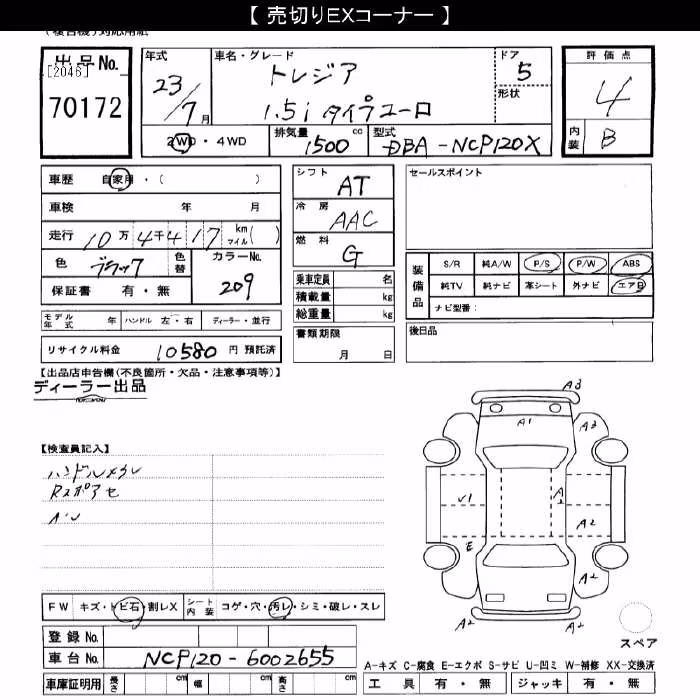 SUBARU TREZIA