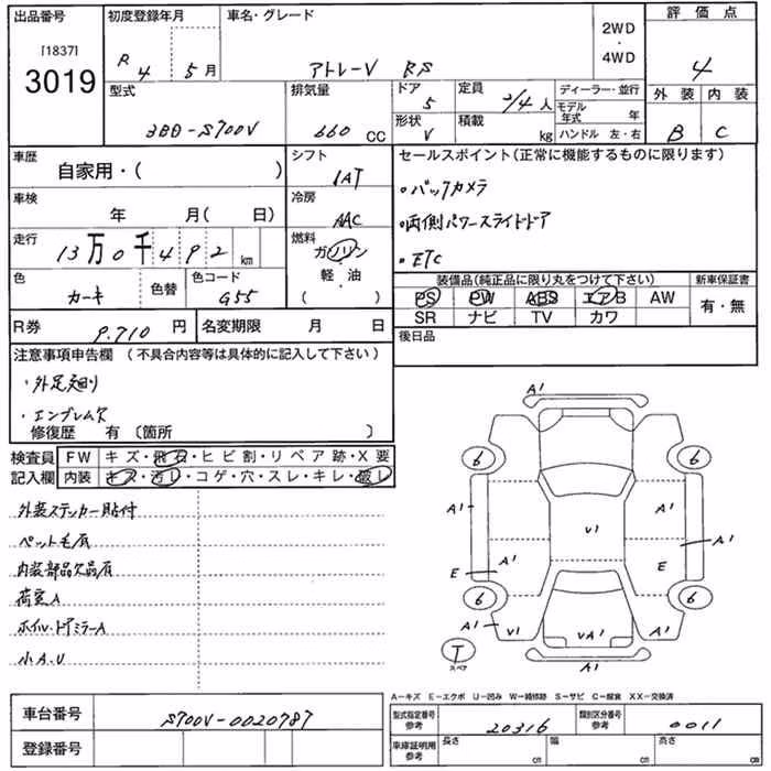 DAIHATSU ATRAI