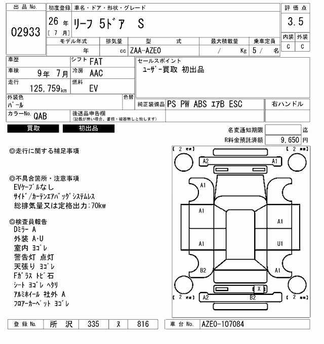 NISSAN LEAF