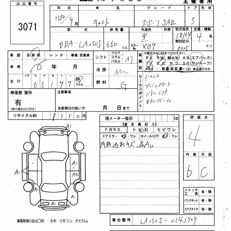 DAIHATSU CAST