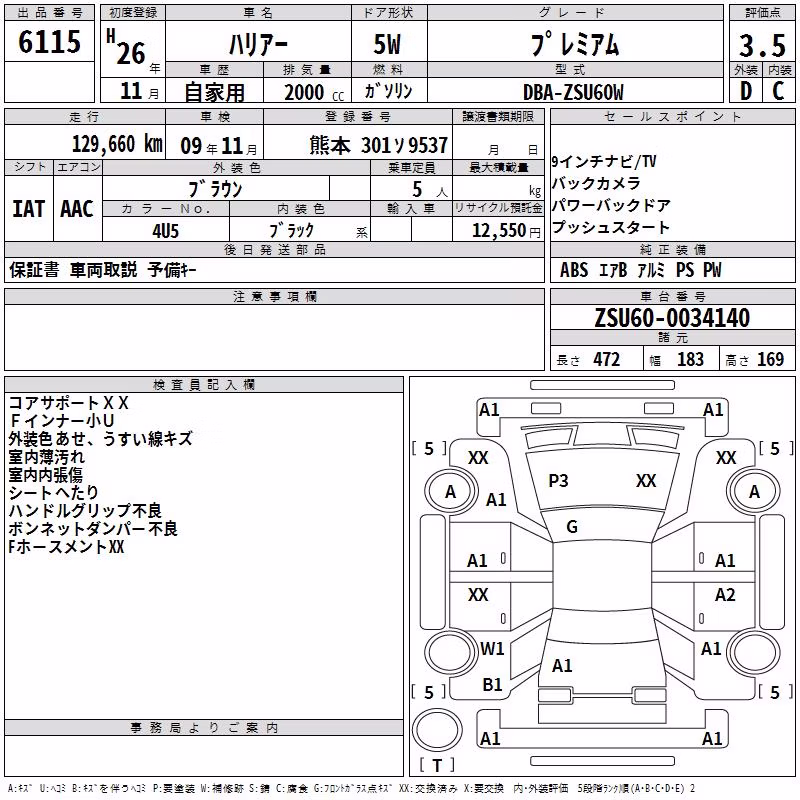 TOYOTA HARRIER