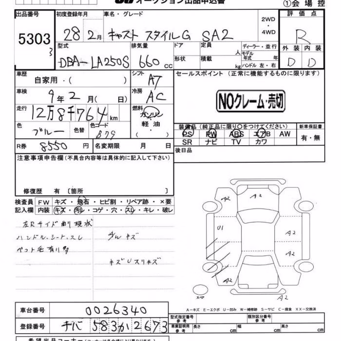 DAIHATSU CAST