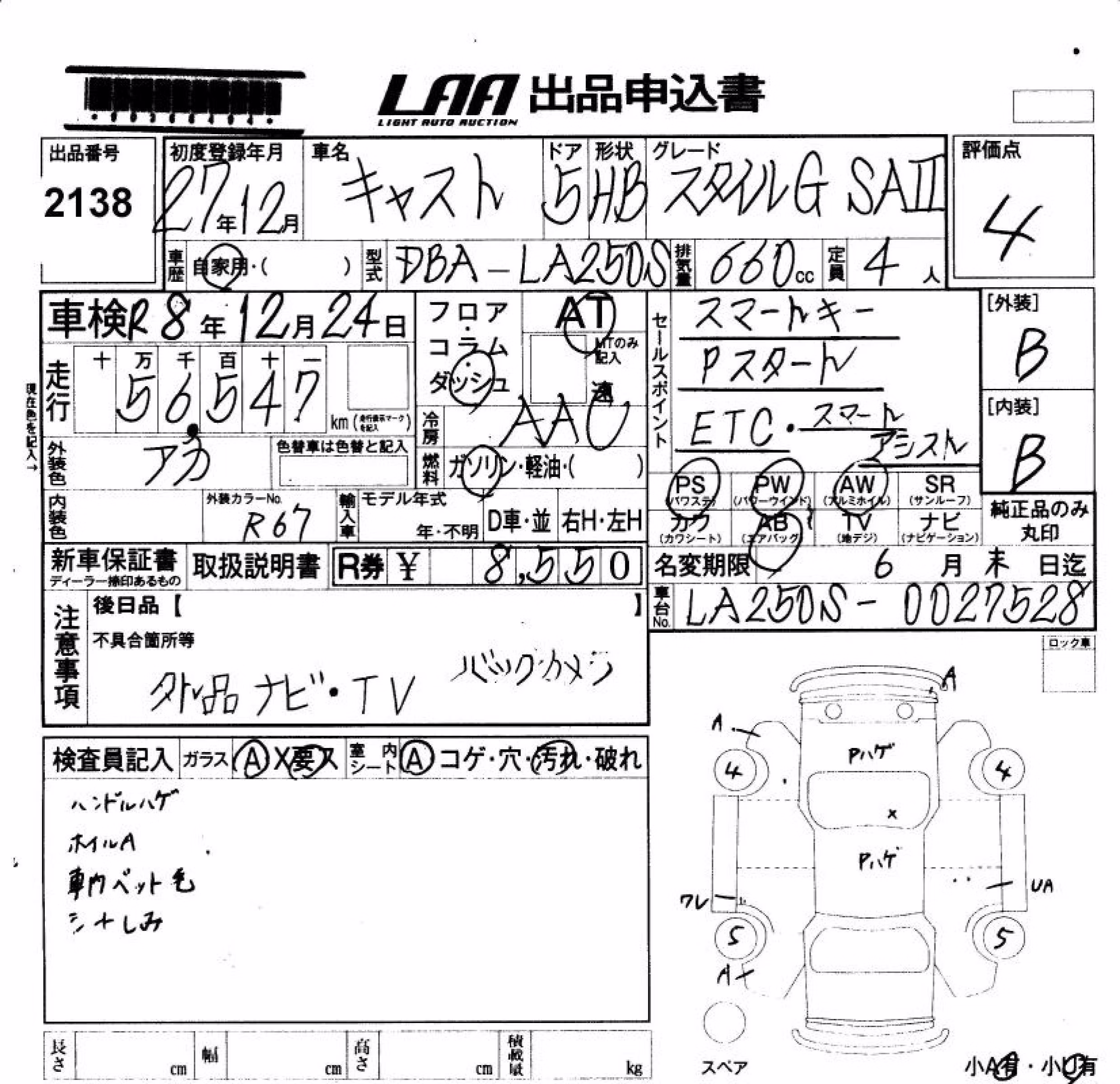 DAIHATSU CAST