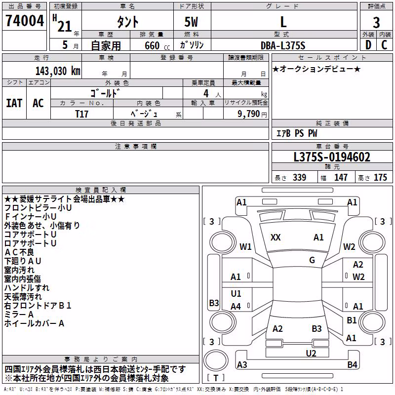 DAIHATSU TANTO