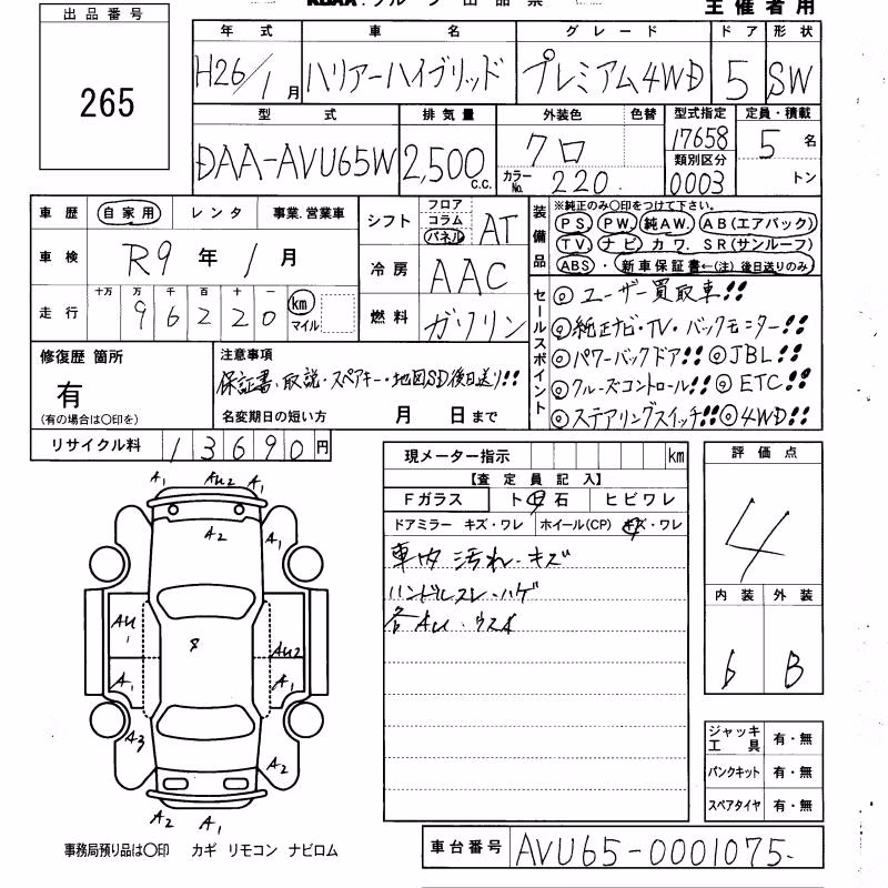 TOYOTA HARRIER