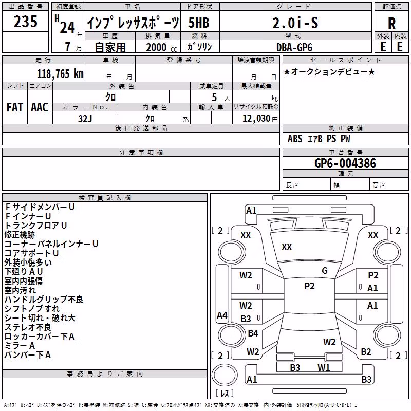 SUBARU IMPREZA