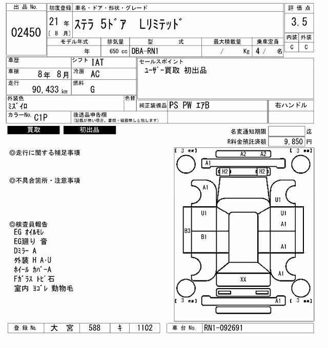 SUBARU STELLA