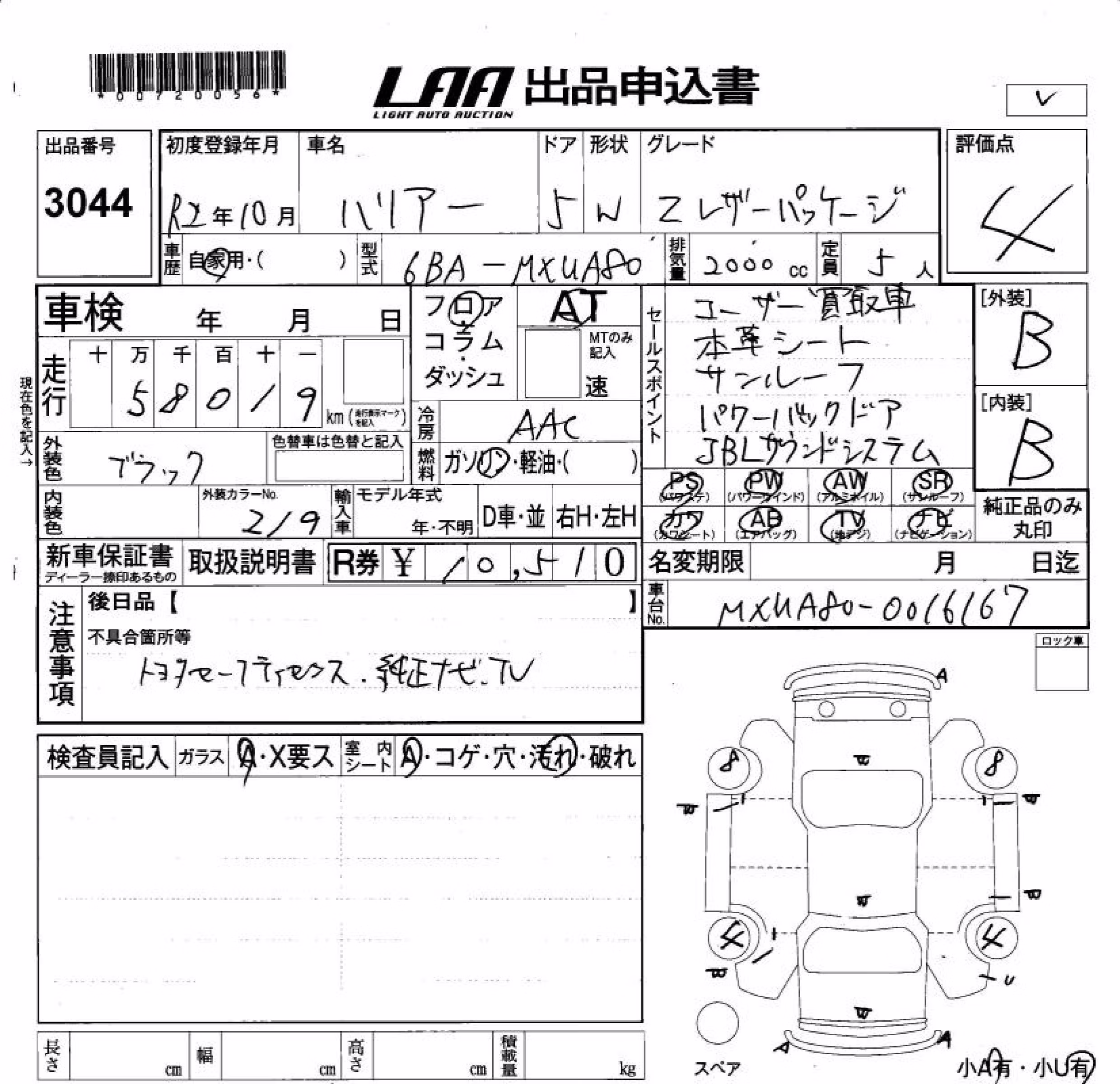 TOYOTA HARRIER