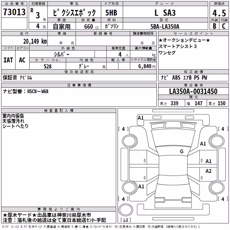 TOYOTA PIXIS EPOCH