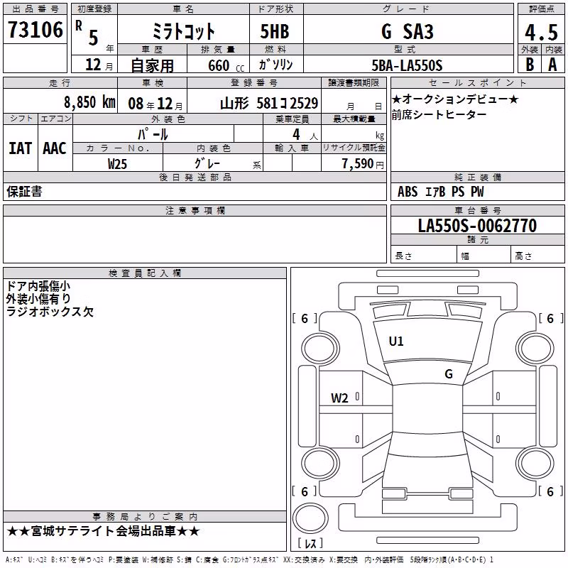 DAIHATSU MIRA TOCOT