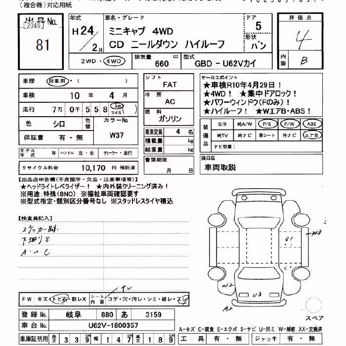 MITSUBISHI MINICAB