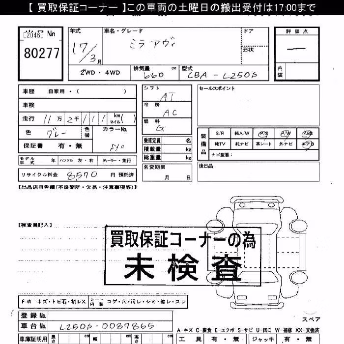 DAIHATSU MIRA AVY