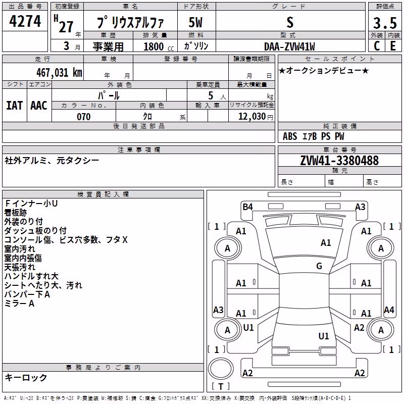 TOYOTA PRIUS ALPHA