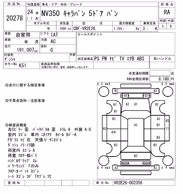 NISSAN NV350 CARAVAN