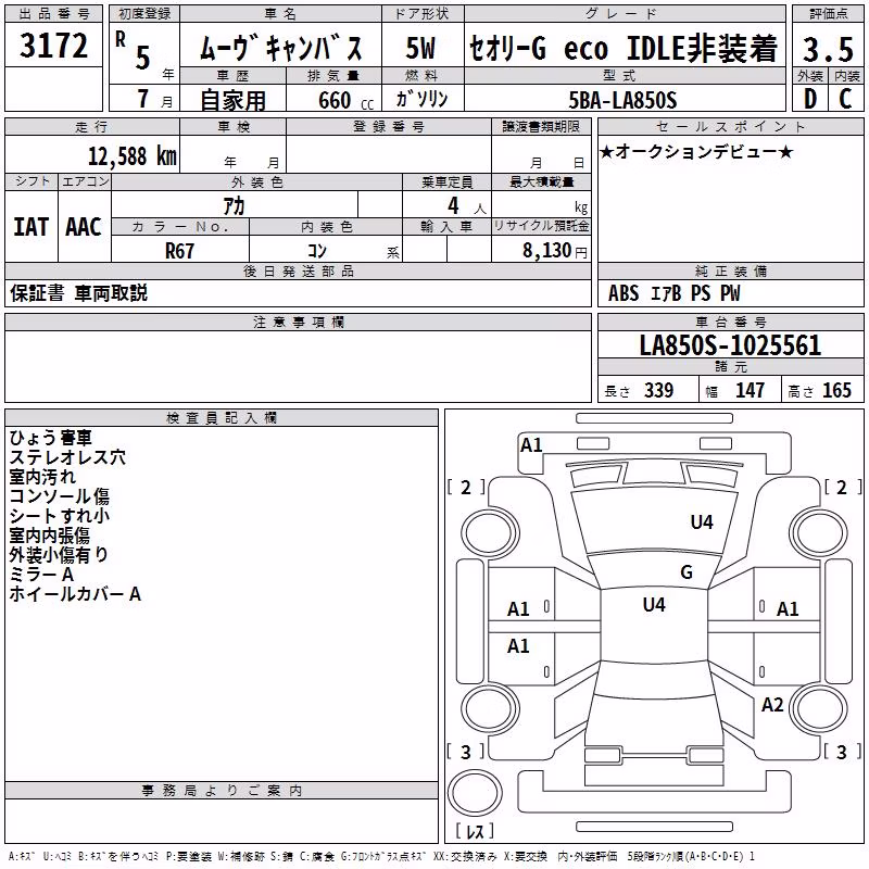 DAIHATSU MOVE CANBUS