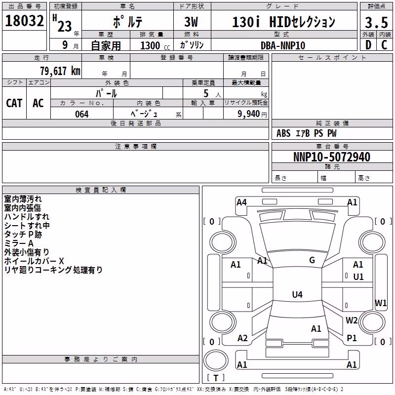 TOYOTA PORTE