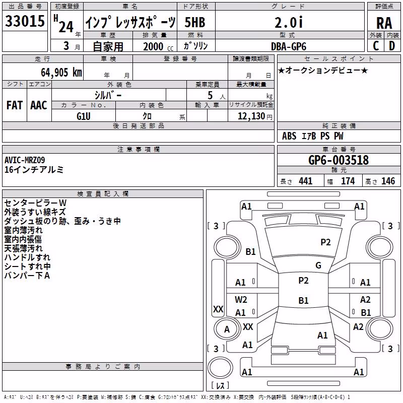 SUBARU IMPREZA