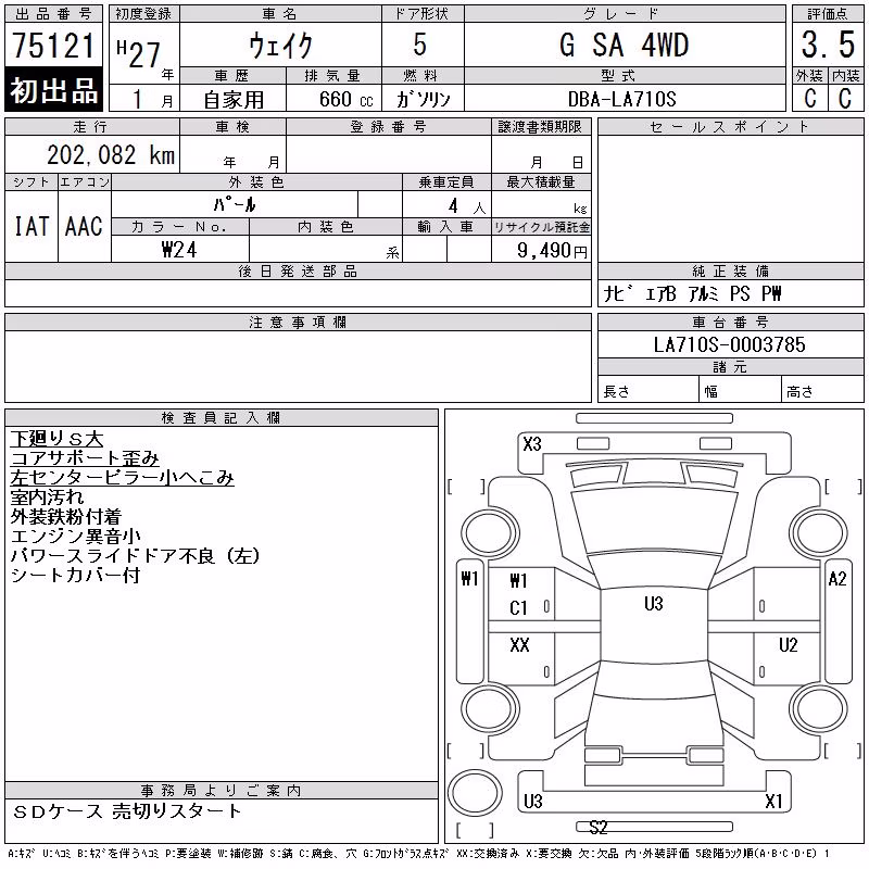 DAIHATSU WAKE