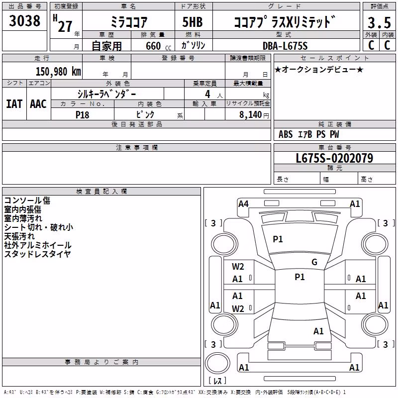 DAIHATSU MIRA COCOA