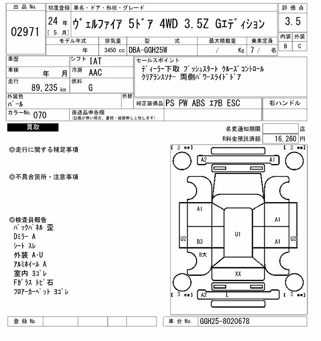 TOYOTA VELLFIRE