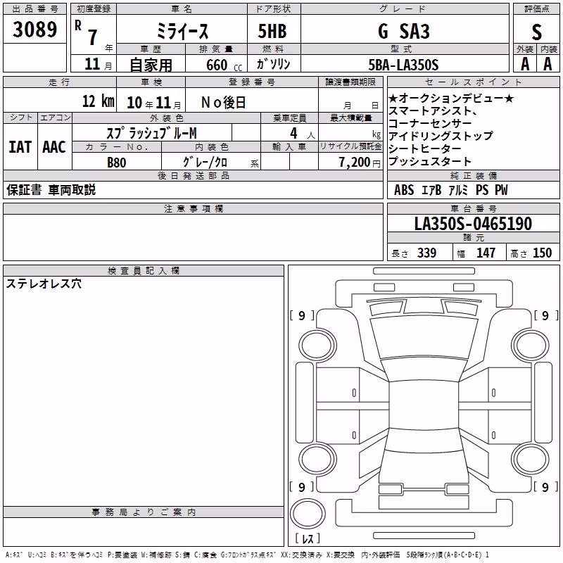 DAIHATSU MIRA E:S