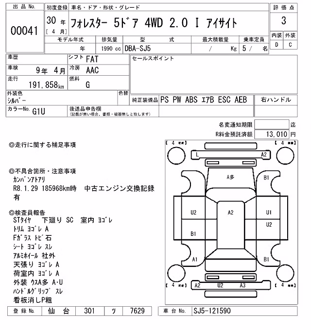 SUBARU FORESTER