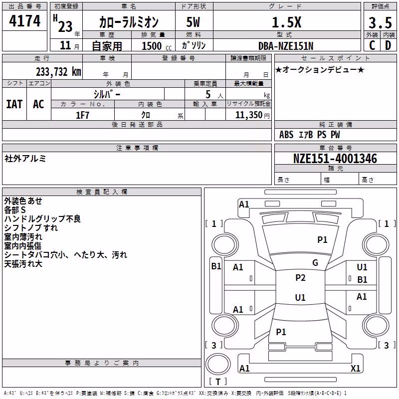 TOYOTA COROLLA RUMION