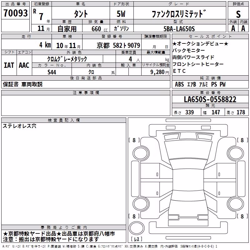 DAIHATSU TANTO