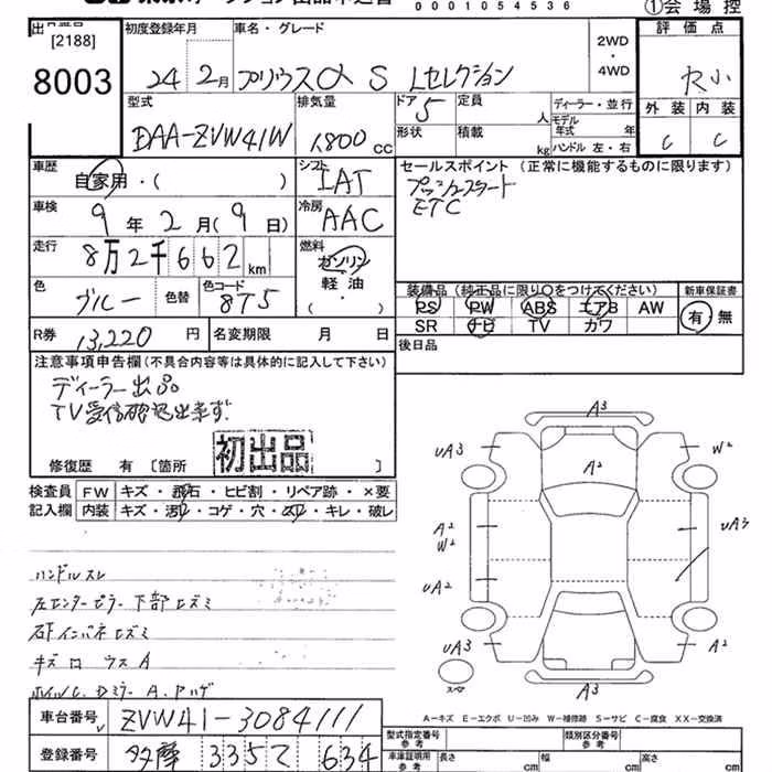 TOYOTA PRIUS ALPHA